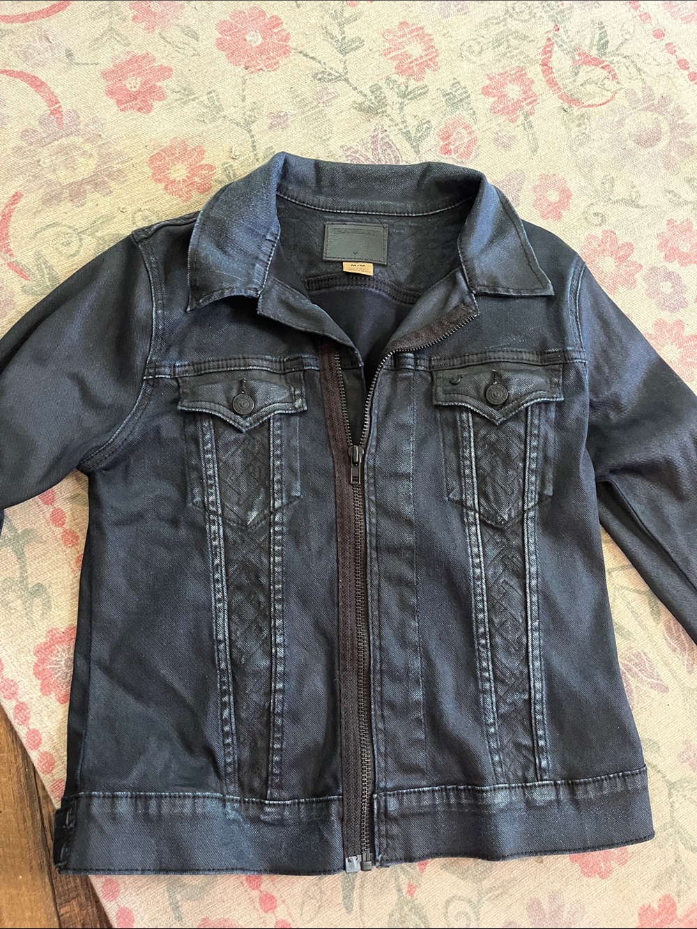 Classic Women's Black Zip-Front Jacket
